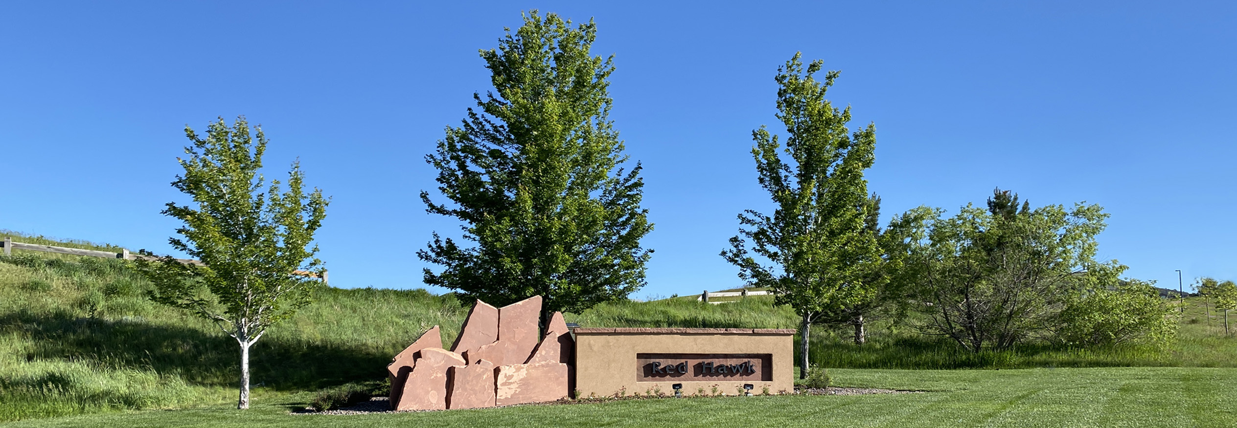 Red Hawk 3 community entrance, Castle Rock, Colorado